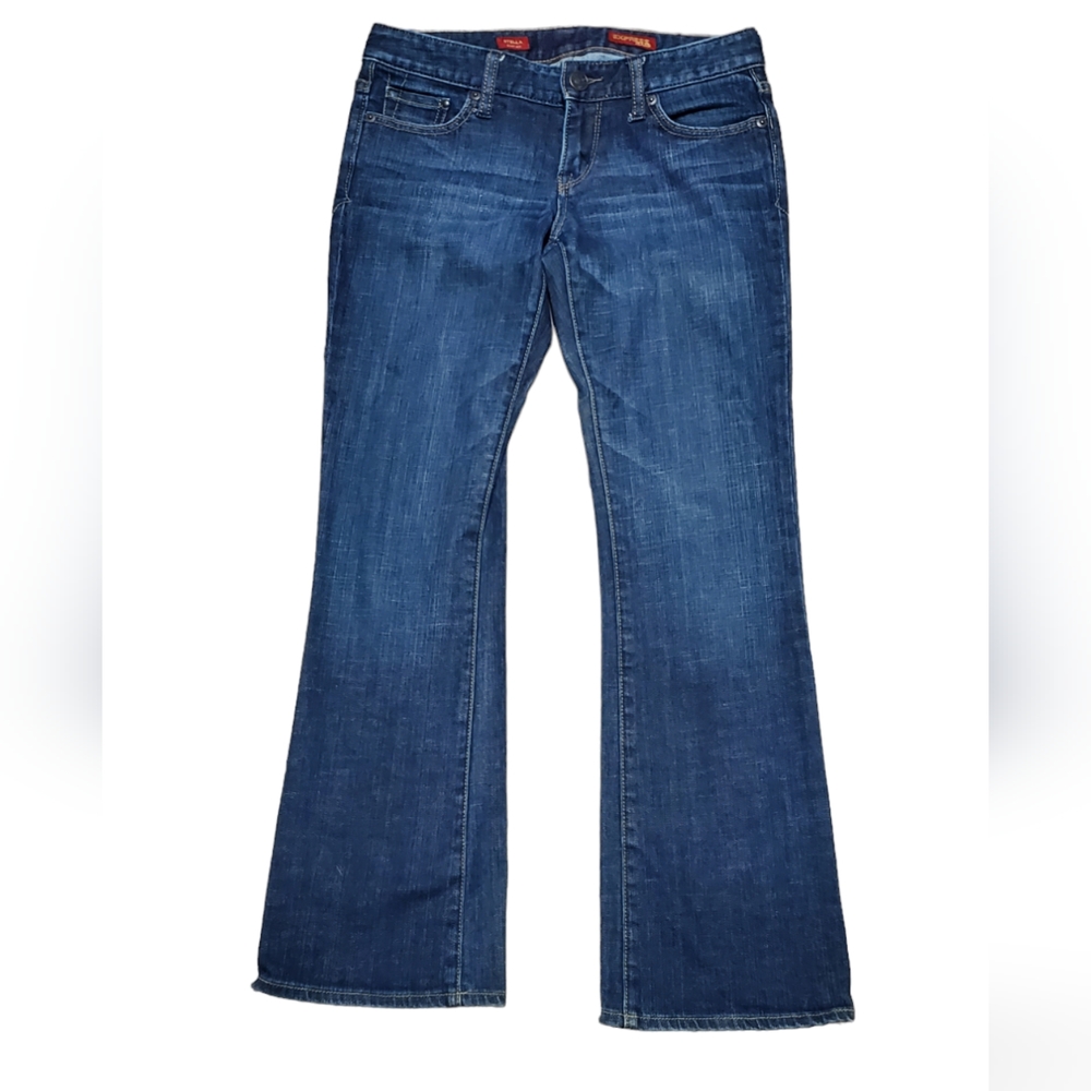 Express Stella Boot cut Womens Dark Denim Jeans